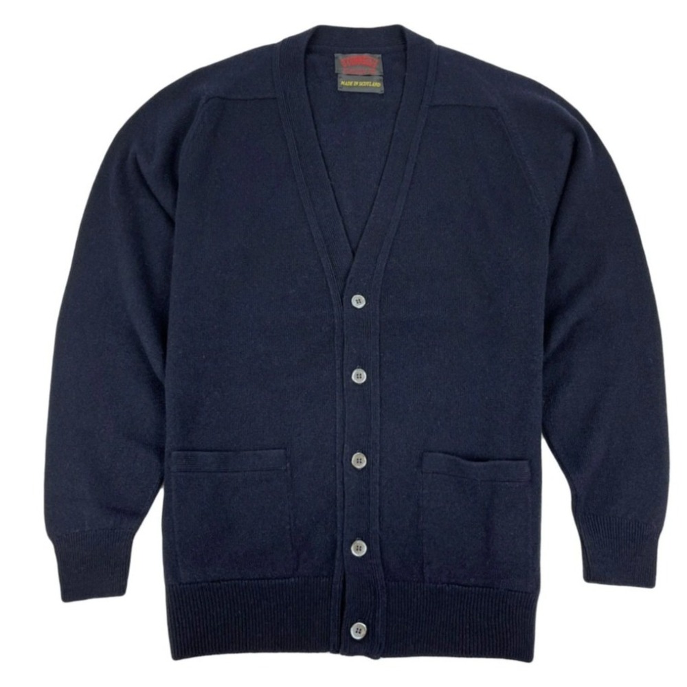 NWOT O'Connell's Scottish Lambswool Cardigan Mens Sweater Made in Scotland
